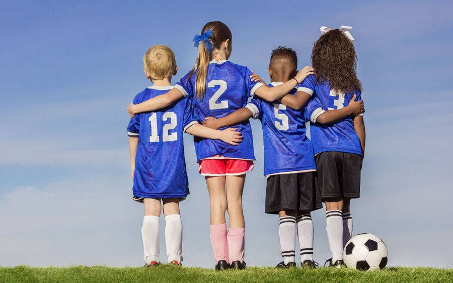 Kids playing sports